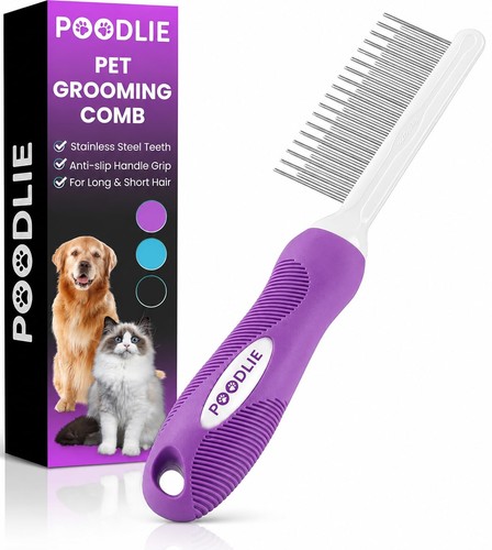 Poodle pet detangling comb - detangling,